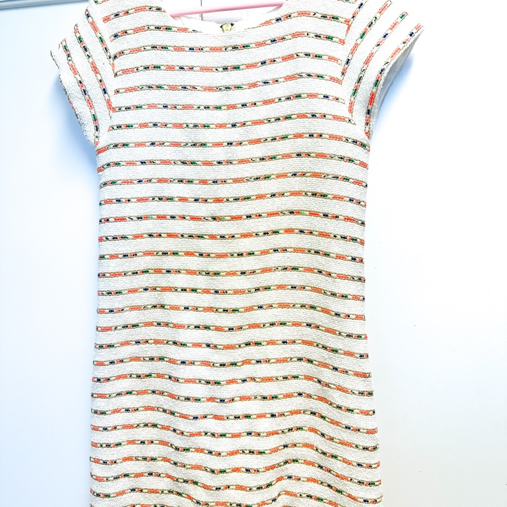 Striped Multicolor Knit Dress